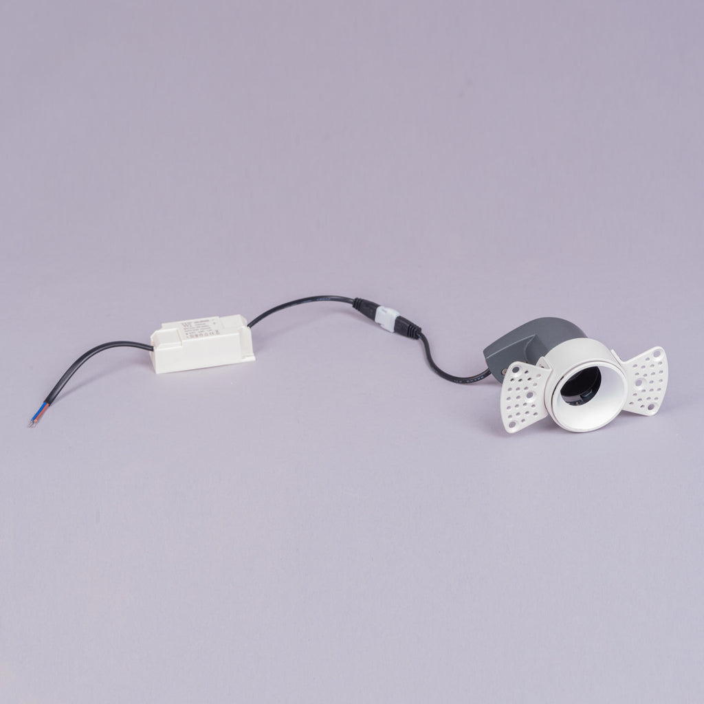 White Teak Pandora 8W LED COB Recessed Downlight Warm White