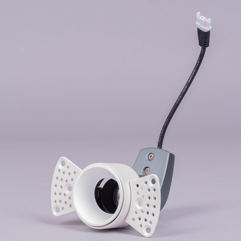 White Teak Pandora 8W LED COB Recessed Downlight Warm White
