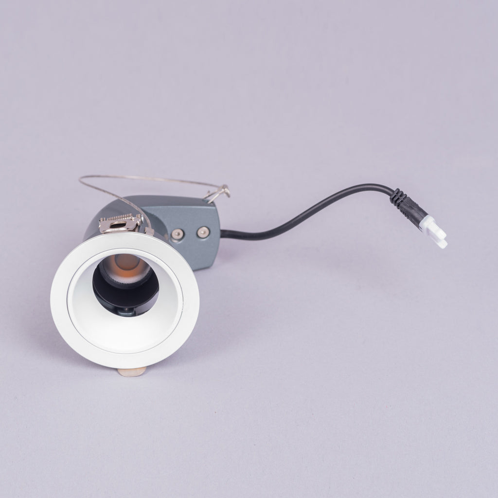 White Teak Pandora 8W LED COB Recessed Downlight 4000K