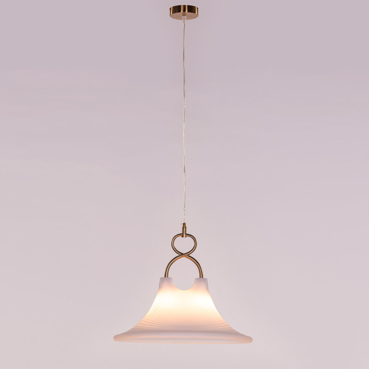 White Teak So This Is Love Acrylic Pendant Light