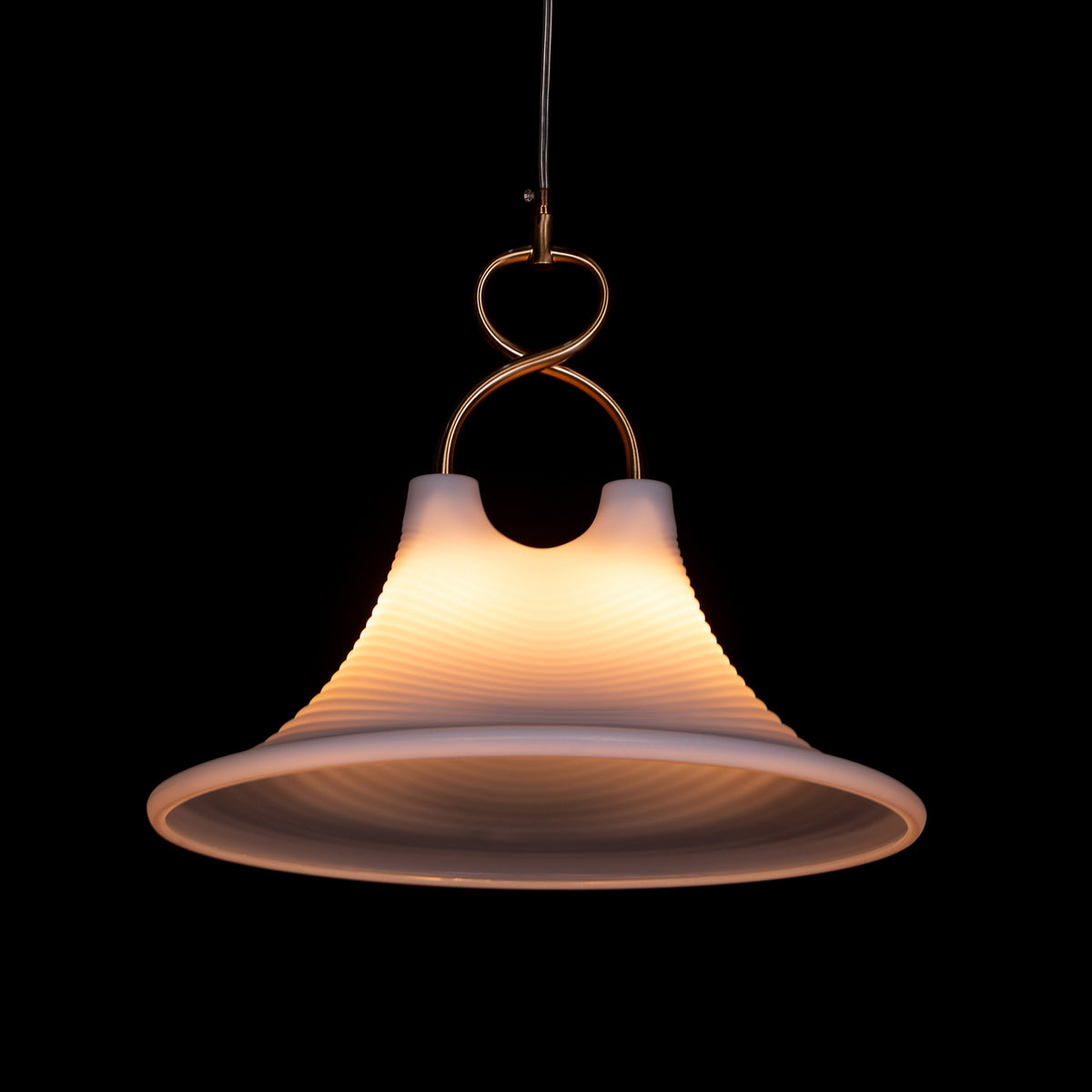 White Teak So This Is Love Acrylic Pendant Light